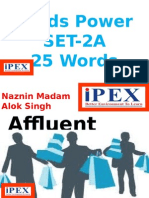 Words Power SET-2A 25 Words: Naznin Madam Alok Singh