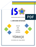 ISO 2013 1st Day Questions Turkish