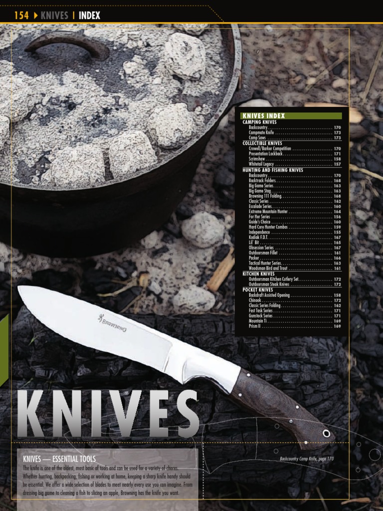 2011 Browning Knives | PDF | Knife | Blade