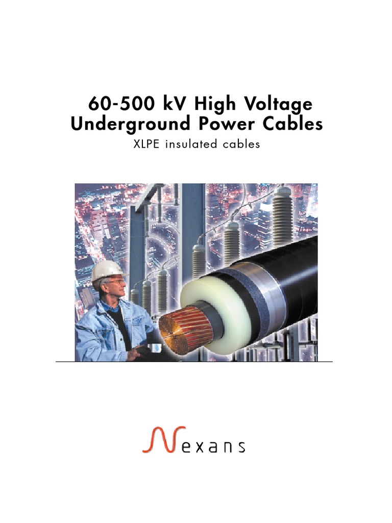 Understanding High Voltage Underground Power Cables PDF Insulator