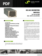 Data Sheet Inverter INV222 110VDC