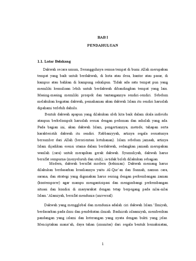 Makalah Perkembangan Dakwah Islam