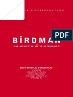 Birdman - Script Book (Guión)