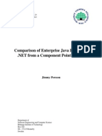 Comparison of Enterprise Java Beans and .NET from a Component Point of View