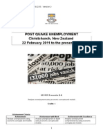 Unemployment Internal Assessment As91225