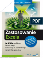 Zastosowanie Excela w Pracy Analityka Finansowego Specjalisty Ds Controllingu i Analityka Sprzedaz Wojciech Prochnicki