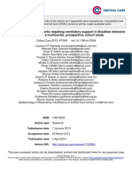 Clinical Outcomes of Patients Requiring Ventilatory Support in Brazilian Intensive Care Units_a Multicenter, Prospective, Cohor-2