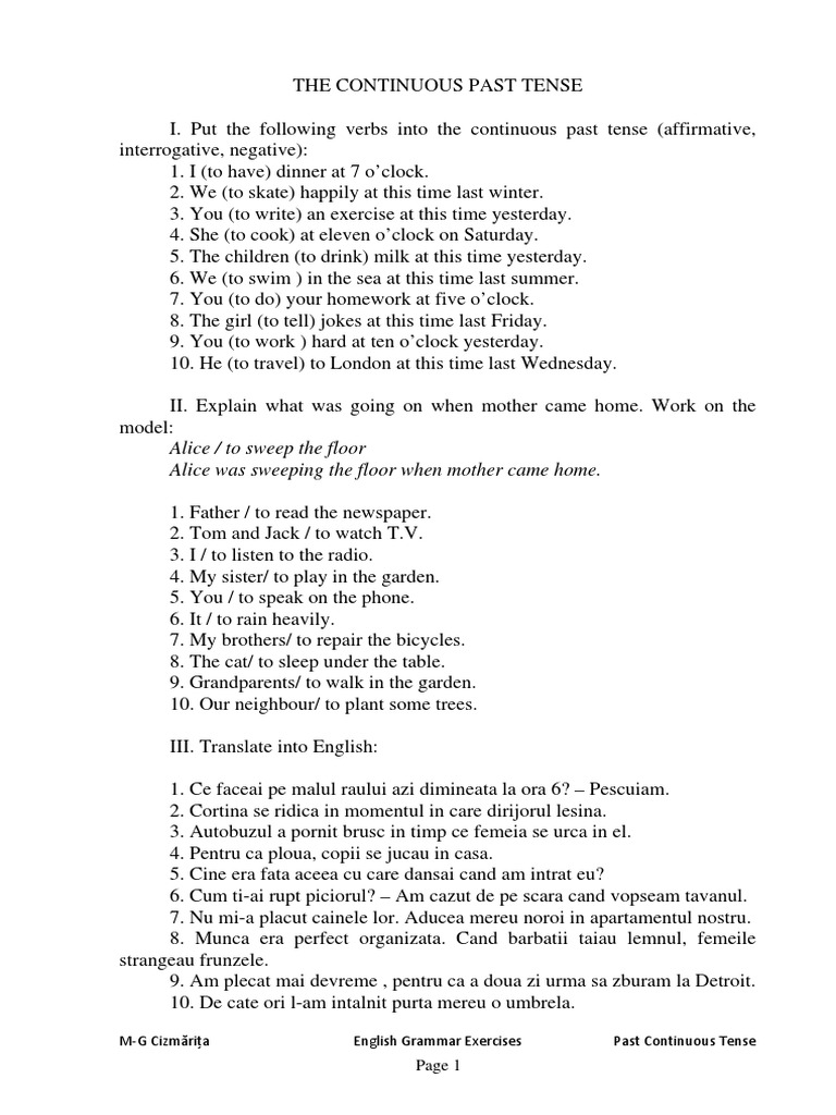 Past Tense Continuous | PDF | Trick Or Treating | Halloween