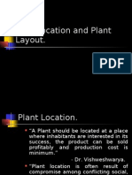 Plant Location and Plant Layout