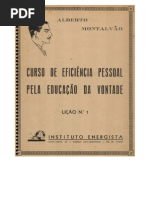 Curso de Eficiência Pessoal Pela Educação Da Vontade