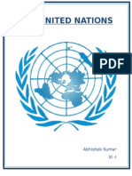 The United Nations: Abhishek Kumar Xi - I