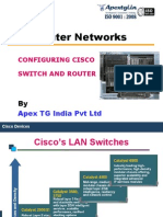 How to Configure CISCO Switch and Router