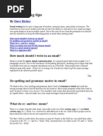 Download Email Writing Tips by rgamitesh SN25751256 doc pdf