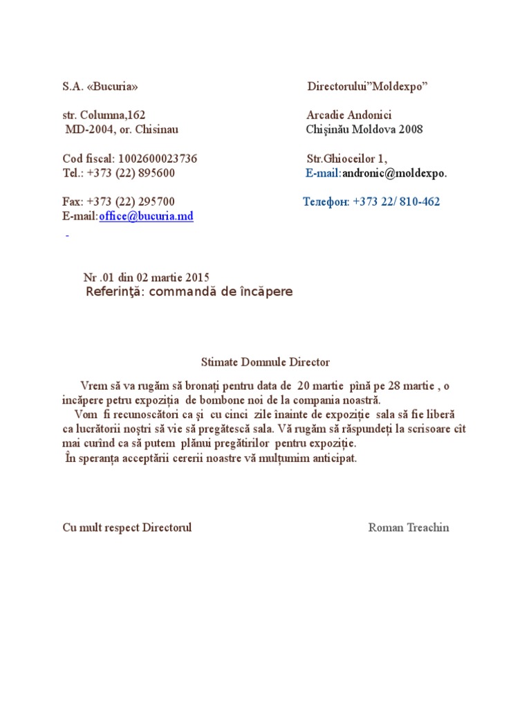 Scrisoare Oficiala (1)model