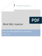 Blind SQL Injection: Are Your Web Applications Vulnerable?