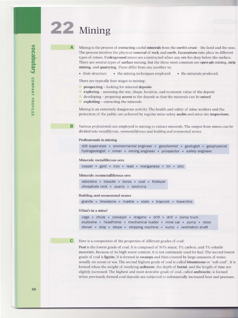 Mining | PDF | Mining | Minerals