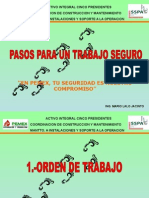 Pasos para Un Trabajo Seguro