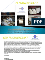 SEJATI HANDICRAFT Power Point Presentasi