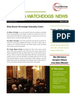 Georgia Watchdogs Newsletter March 3 2015 PDF