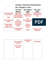 jacobson elementary classroom expectation2