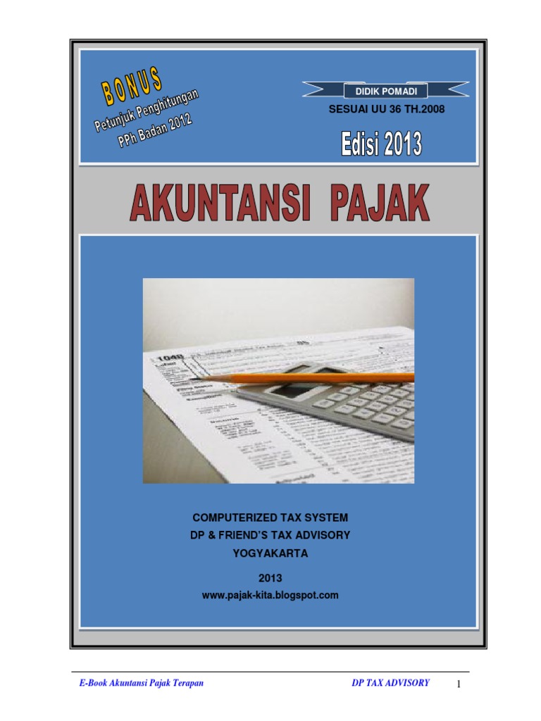 Akuntansi Pajak Edisi 2013 Pdf