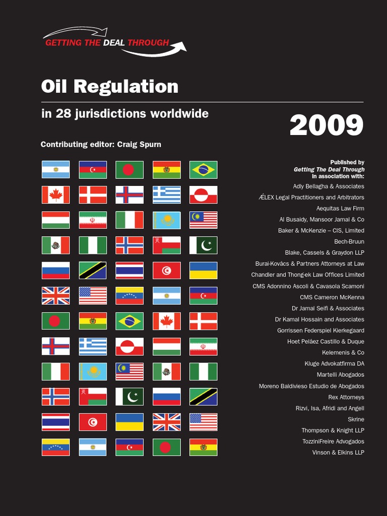 Oil Regulation 2009 PDF Oil Refinery Petroleum