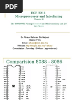 ECE 2211 Microprocessor and Interfacing: The 8088/8086 Microprocessors and Their Memory and I/O Interfaces