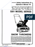 Snapper 3201 Manual