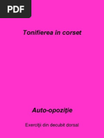 Tonifierea Corsetului Abdomino-lombar Prin Cocontractii Gainage