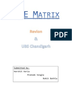 EFE Matrix For Revlon