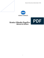 Manual de Utilizare Konica Minolta Page Pro 1350 E