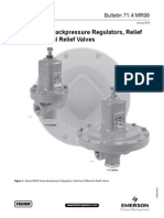 MR98 Series Backpressure Regulators, Relief and Differential Relief Valves