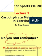 Carbohydrate Metabolism in Exercise