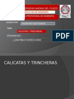 Trincheras y Calicatas