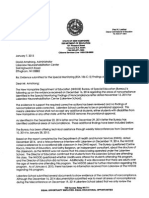 N.H. DOE Letter on Findings of Noncompliance 1/7/2015
