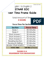 English Staar Time Map