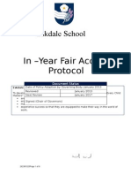 In Year Fair Access Policy