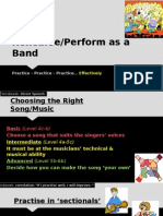 Rehearse/Perform As A Band Rehearse/Perform As A Band: Practice - Practice - Practice Effectively