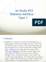 Case Study 3 Diabetes Mellitus Type 1