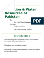Irrigation & Water Resources of Pakistan: By: Instructor