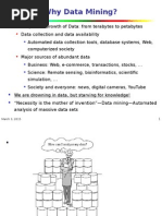 Why Data Mining?: March 3, 2015