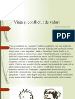 Viața Și Conflictul de Valori