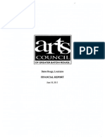 Baton Rouge Arts Council Audit 2013