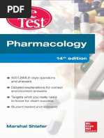 Pharmacology pretest 