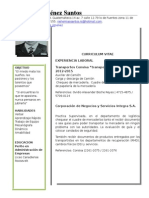 Ejemplo de Curriculum Vitae