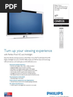 Philips Cineos Flat TV With Perfect Pixel