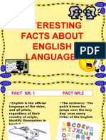 Interesting Facts About English