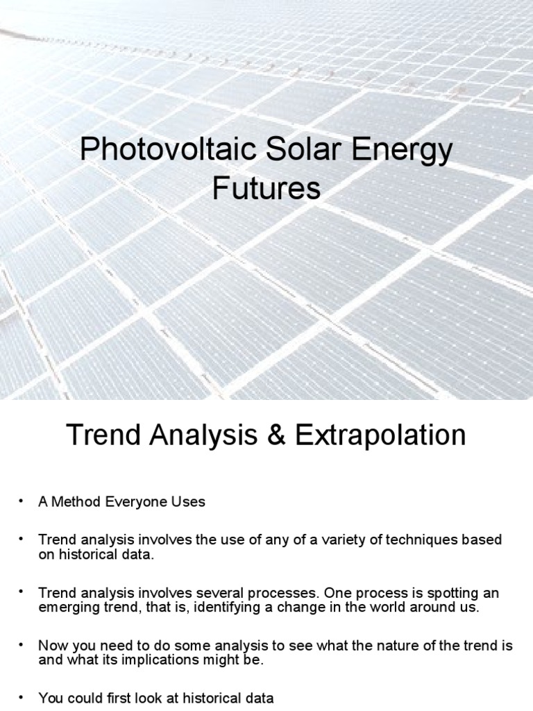 Solar Energy Trends and Analysis | PDF | Photovoltaics | Solar Power