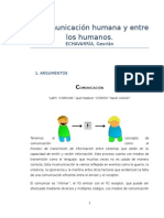 Comunicacion Humana y Entre Los Humanos