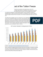 The Impact of The Tuition Freeze (Revised)